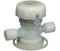 Chemical Valve, Air-Operated, PFA, 3/4" 2-way